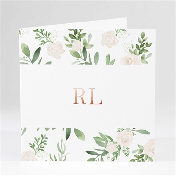 Faire-part mariage branches printanières