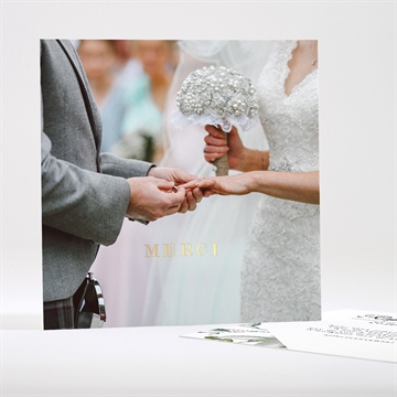 Remerciement mariage explosion