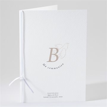 Livret de messe communion le sacrement étiquette