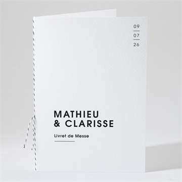 Livret de messe mariage love direction