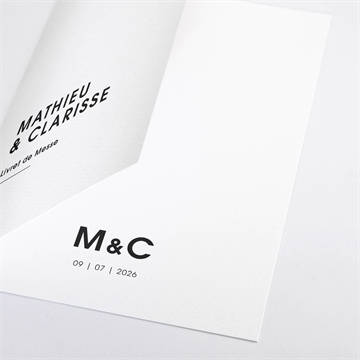 Livret de messe mariage love direction - Détail du livret