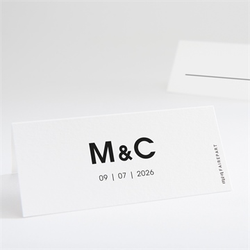 Marque-place mariage love direction