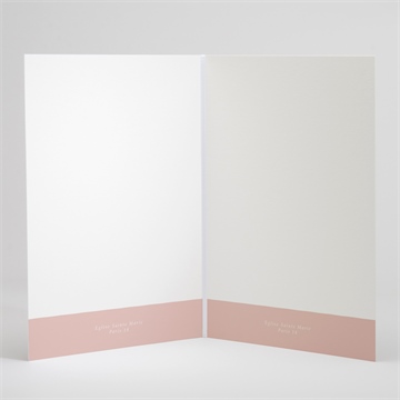 Livret de messe mariage romance rétro - Intérieur du livret