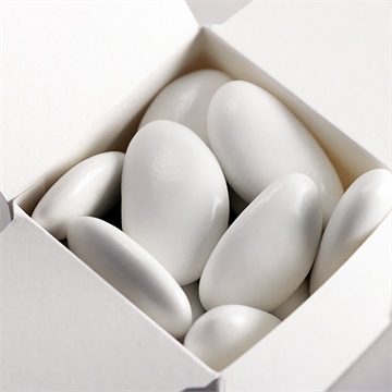 Dragées blanches pour communion - amande Avola