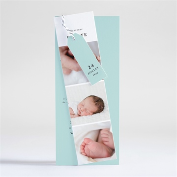 Faire-part naissance douce superposition