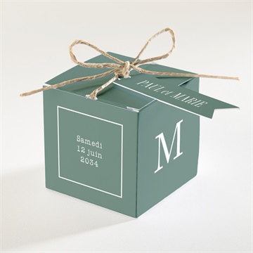 Boîte de dragées mariage se serrer fort