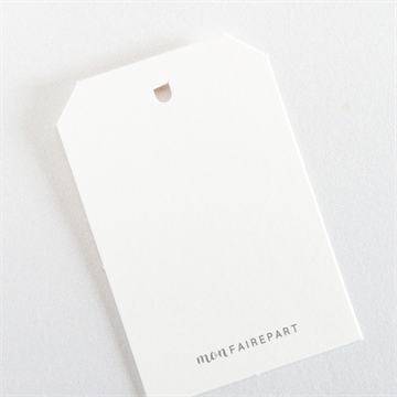 Etiquette mariage se serrer fort - Dos de l'étiquette