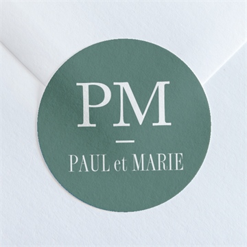 Sticker mariage se serrer fort