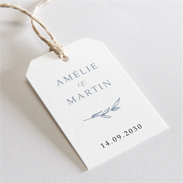 Etiquette mariage composition végétale