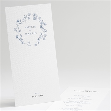 Menu mariage composition végétale