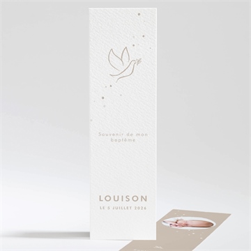 Signet baptême envolée minimaliste
