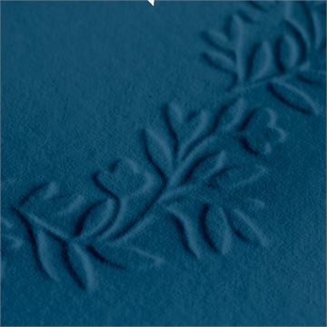 Faire-part naissance couronne en relief - Détail du faire-part