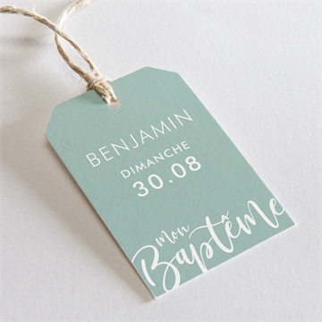 Etiquette baptême jeu de mots