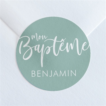 Sticker baptême jeu de mots