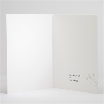 Livret de messe mariage tendre couronne - Intérieur du livret