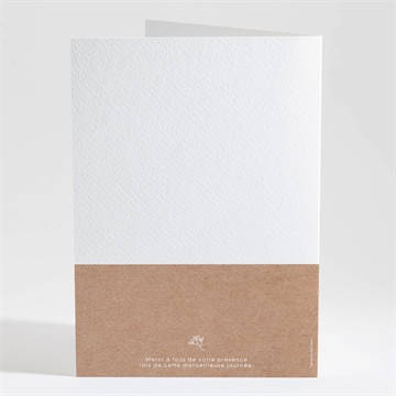 Livret de messe baptême pele mele photo original - Dos du livret