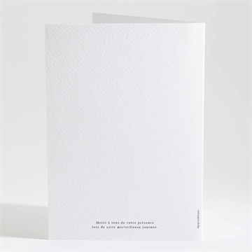 Livret de messe mariage sublime - Dos du livret