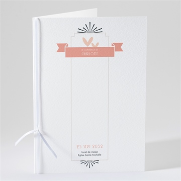 Livret de messe communion invitation photomaton magnet