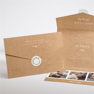 Faire-part naissance faire-part enveloppe