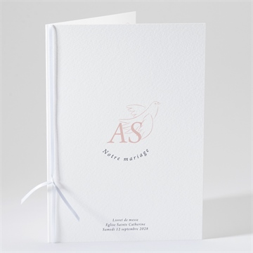 Livret de messe mariage l'essentiel en initiales