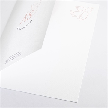 Livret de messe mariage l'essentiel en initiales - Détail du livret