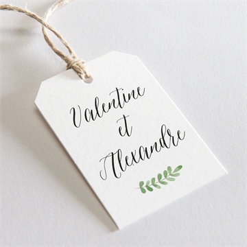 Etiquette mariage fraicheur d'été
