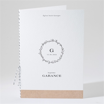 Livret de messe baptême essentiel sacré