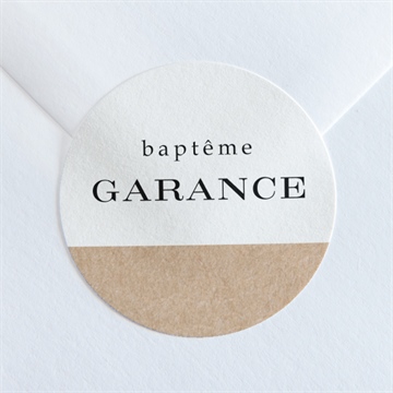 Sticker baptême essentiel sacré