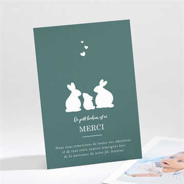 Remerciement naissance notre petite bande