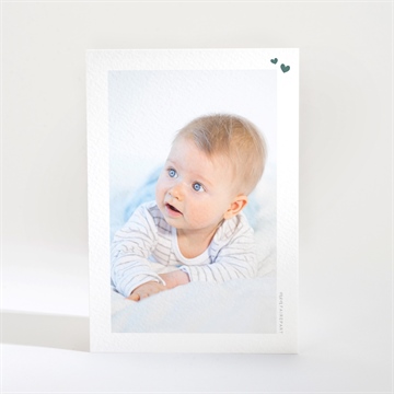 Remerciement naissance notre petite bande - Dos de la carte