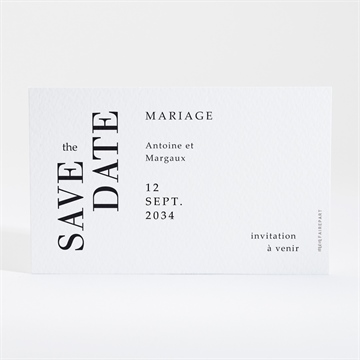 Save the Date mariage lettering