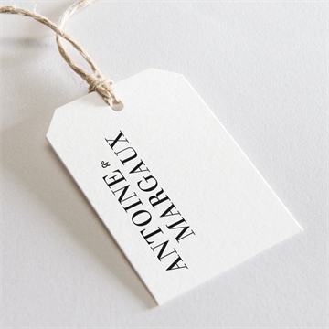 Etiquette mariage lettering