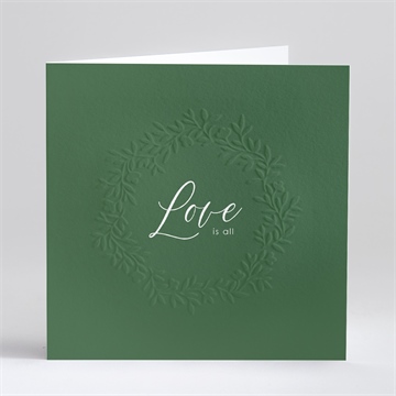 Faire-part mariage doux relief