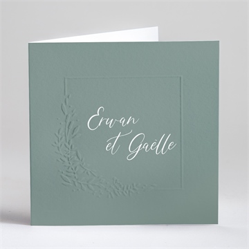 Faire-part mariage elégante poésie