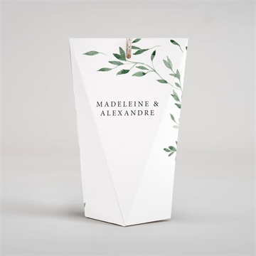 Boîte surprise mariage a l'ombre de l'olivier - Dos de la boîte