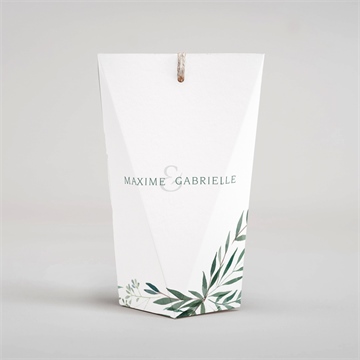 Boîte surprise mariage douceur du pinceau - Dos de la boîte