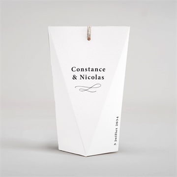 Boîte surprise mariage photomaton - Dos de la boîte