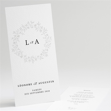 Menu mariage sublime