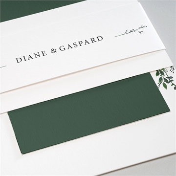 Faire-part mariage evidemment - Détail du faire-part