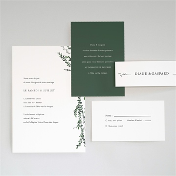 Faire-part mariage evidemment - Avant du faire-part