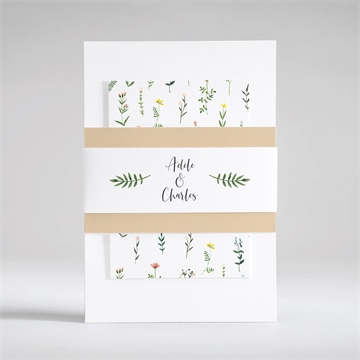 Faire-part mariage joie et couleurs