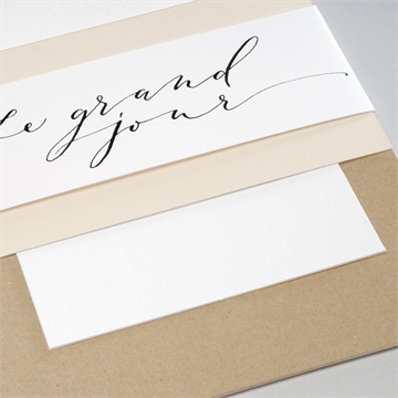 Faire-part mariage un grand jour - Détail du faire-part