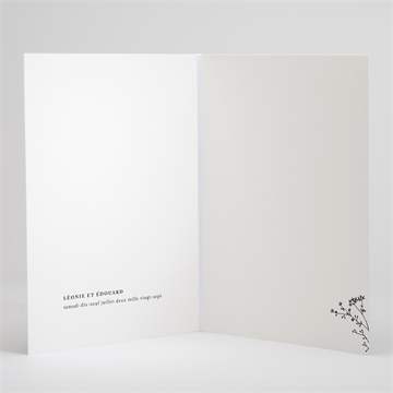 Livret de messe mariage delicatesse - Intérieur du livret