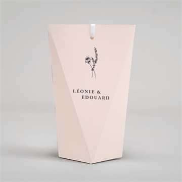 Boîte surprise mariage delicatesse - Dos de la boîte