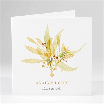 Faire-part mariage nature et lumière