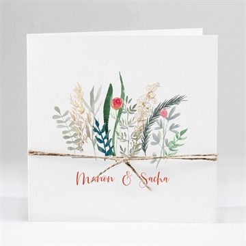 Faire-part mariage douceur printanière