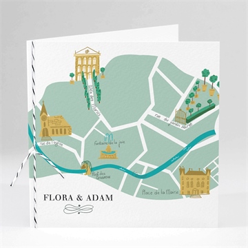 Faire-part mariage notre joli plan