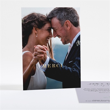 Remerciement mariage notre bouquet