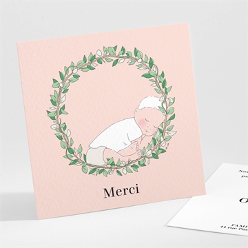 Remerciement naissance douceur et rêves