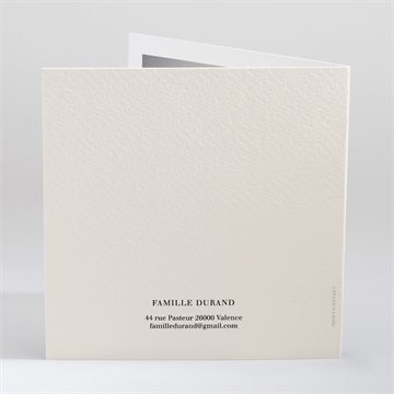 Faire-part naissance doux rêveur - Dos du faire-part